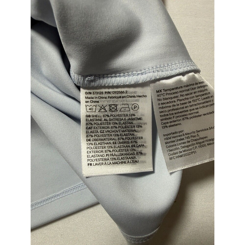 Divided H&M Tank Women’s Sleeveless Light Blue Scoop Neck Basic Tank Size Small - Picture 6 of 6